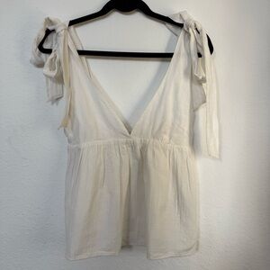 Zara Cream Women's Top